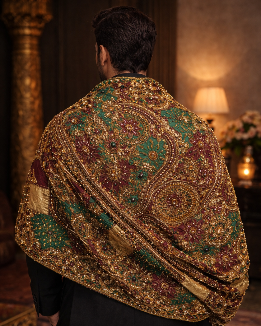 Banjara Trail - Baadshah-Embellished Shawl