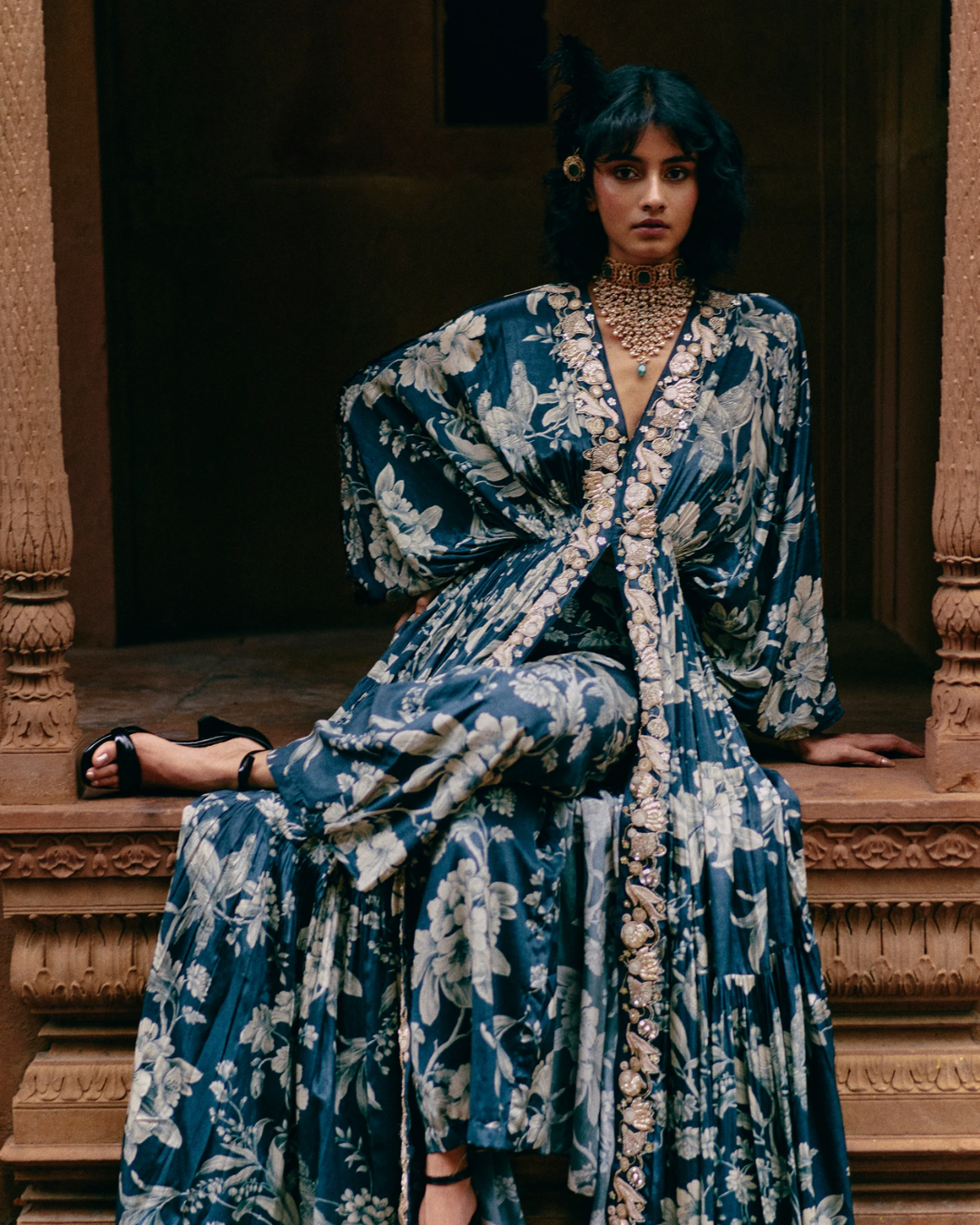 Paulmi and Harsh - Mae Kaftan Set from Roop