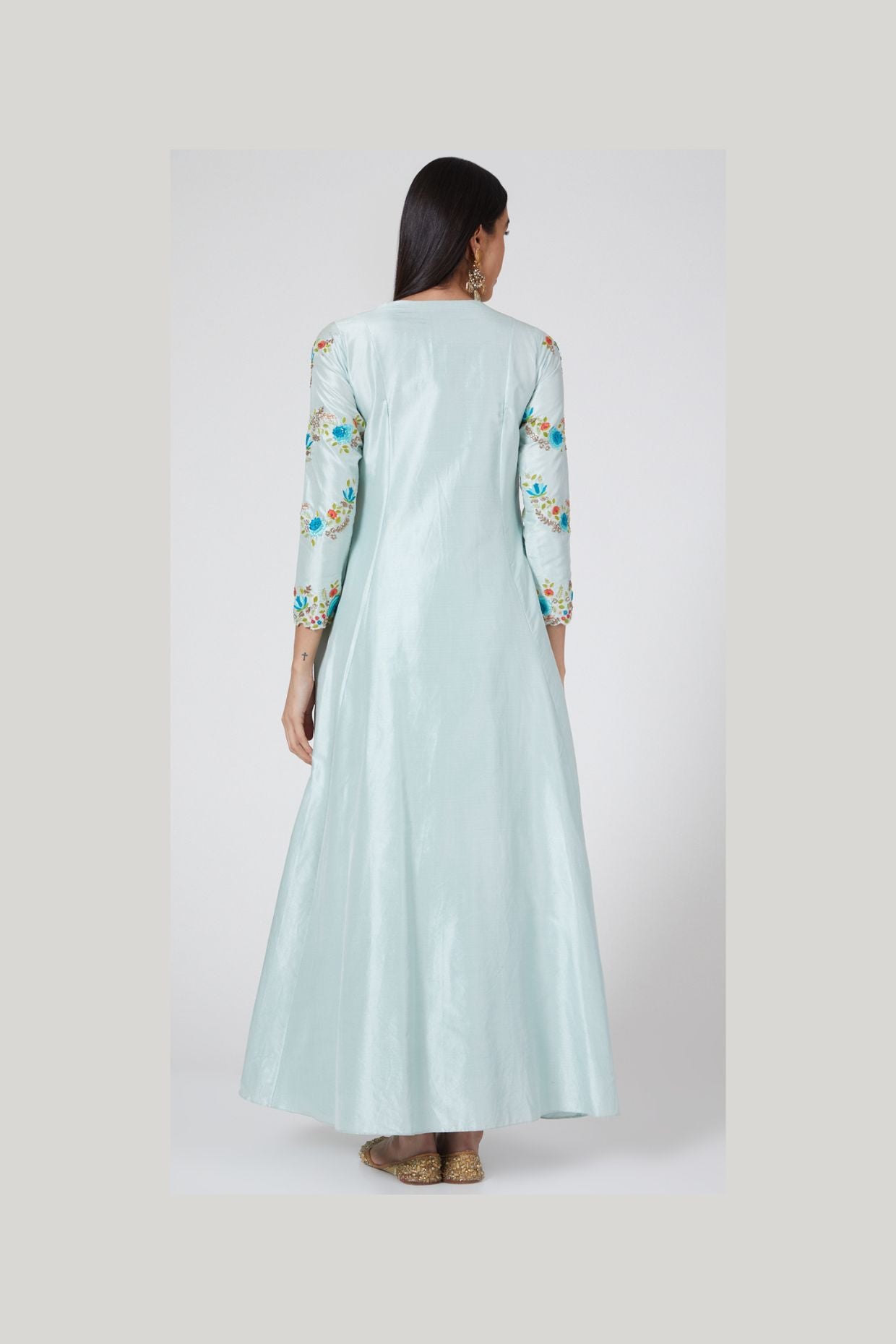 BLUE HI-LOW KURTA SET -  Tranquile collection by Priyanka Jain