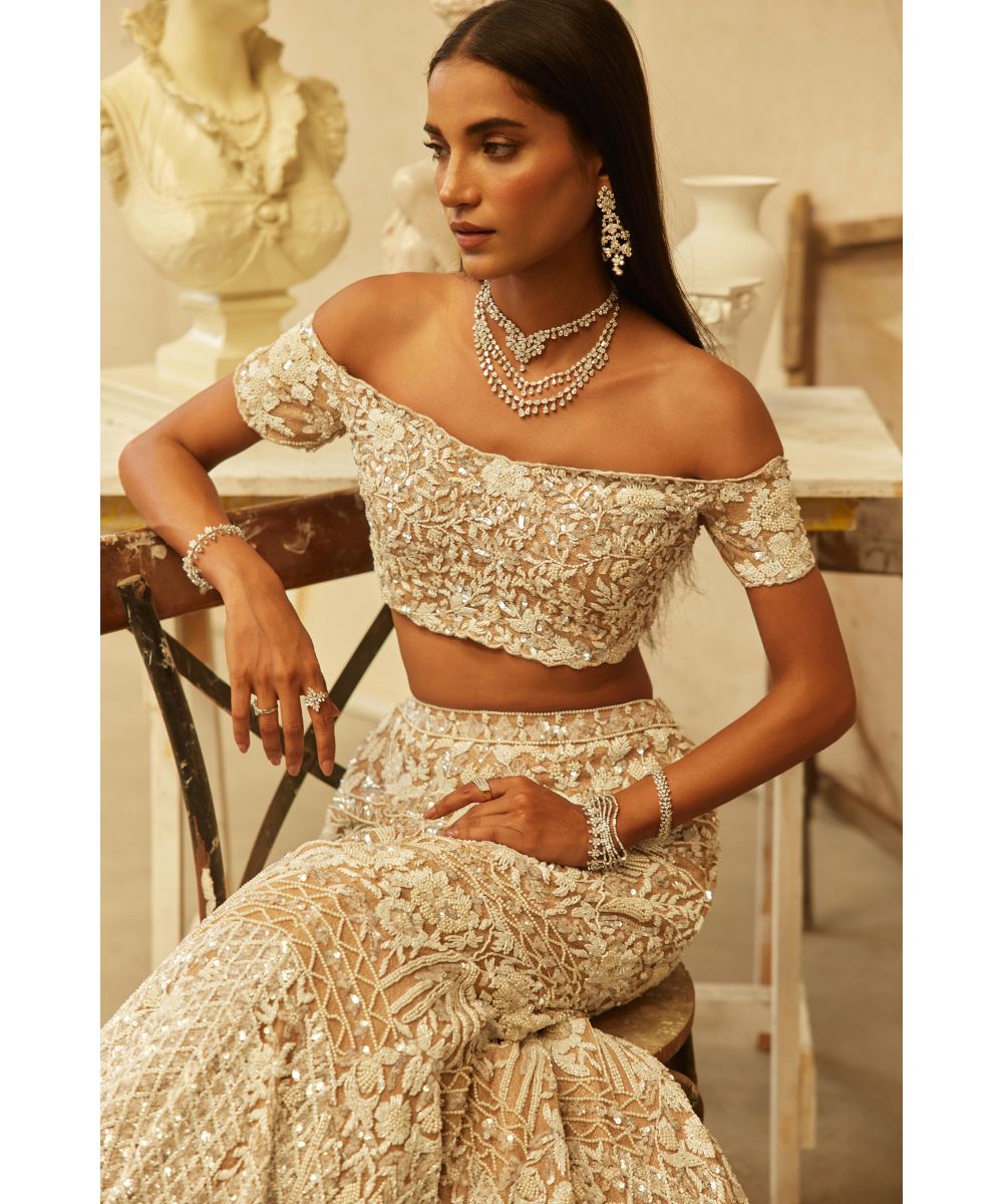 MEHUL GUPTA - Fish cut Lehenga