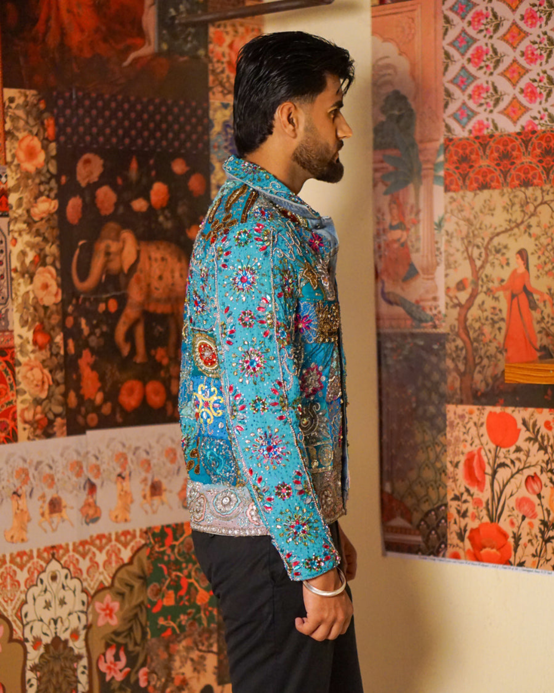 Banjara Trail - Zar-e-Firoza Regal Embellished Jacket