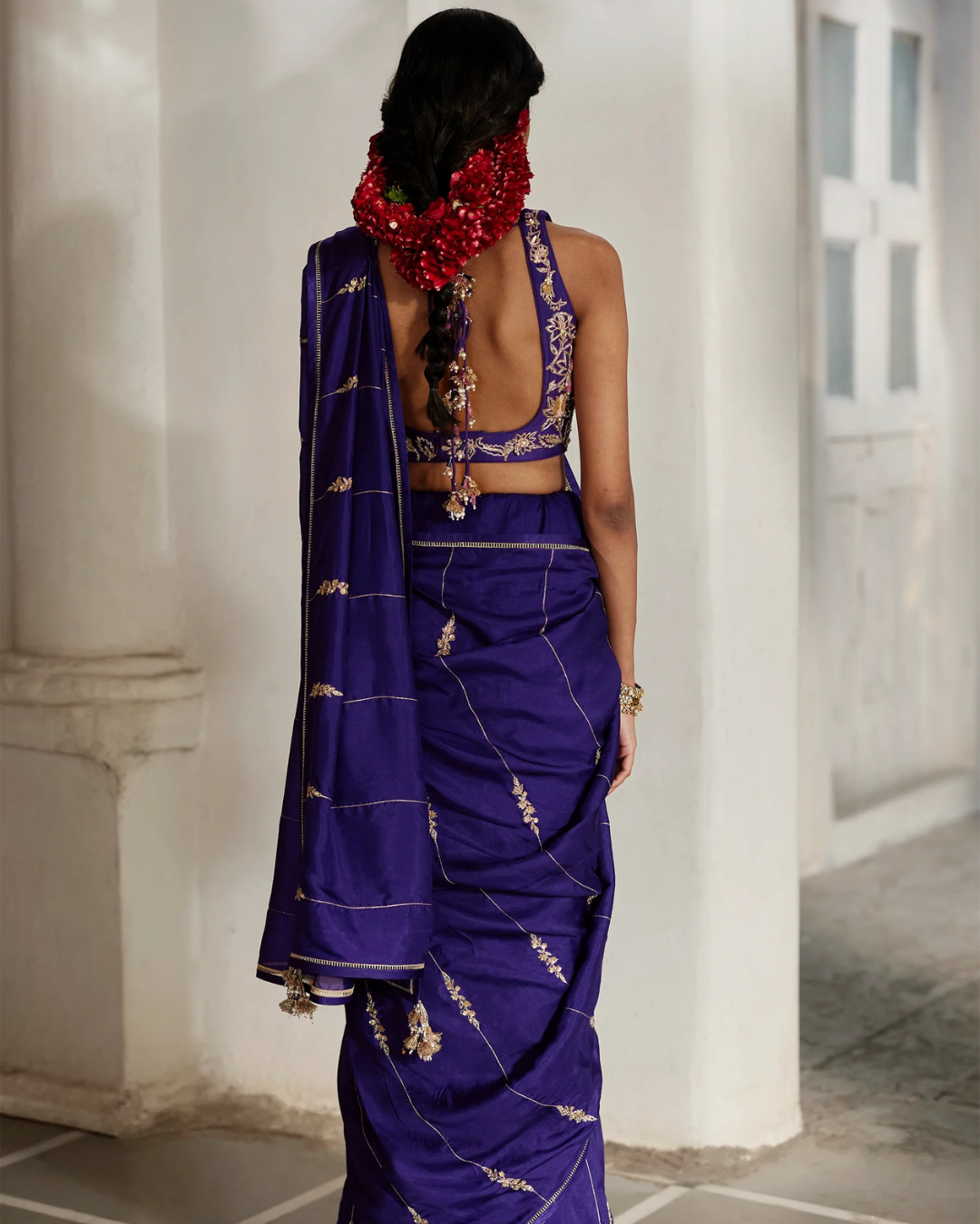 Paulmi and Harsh - Amar Saree Set from Tara