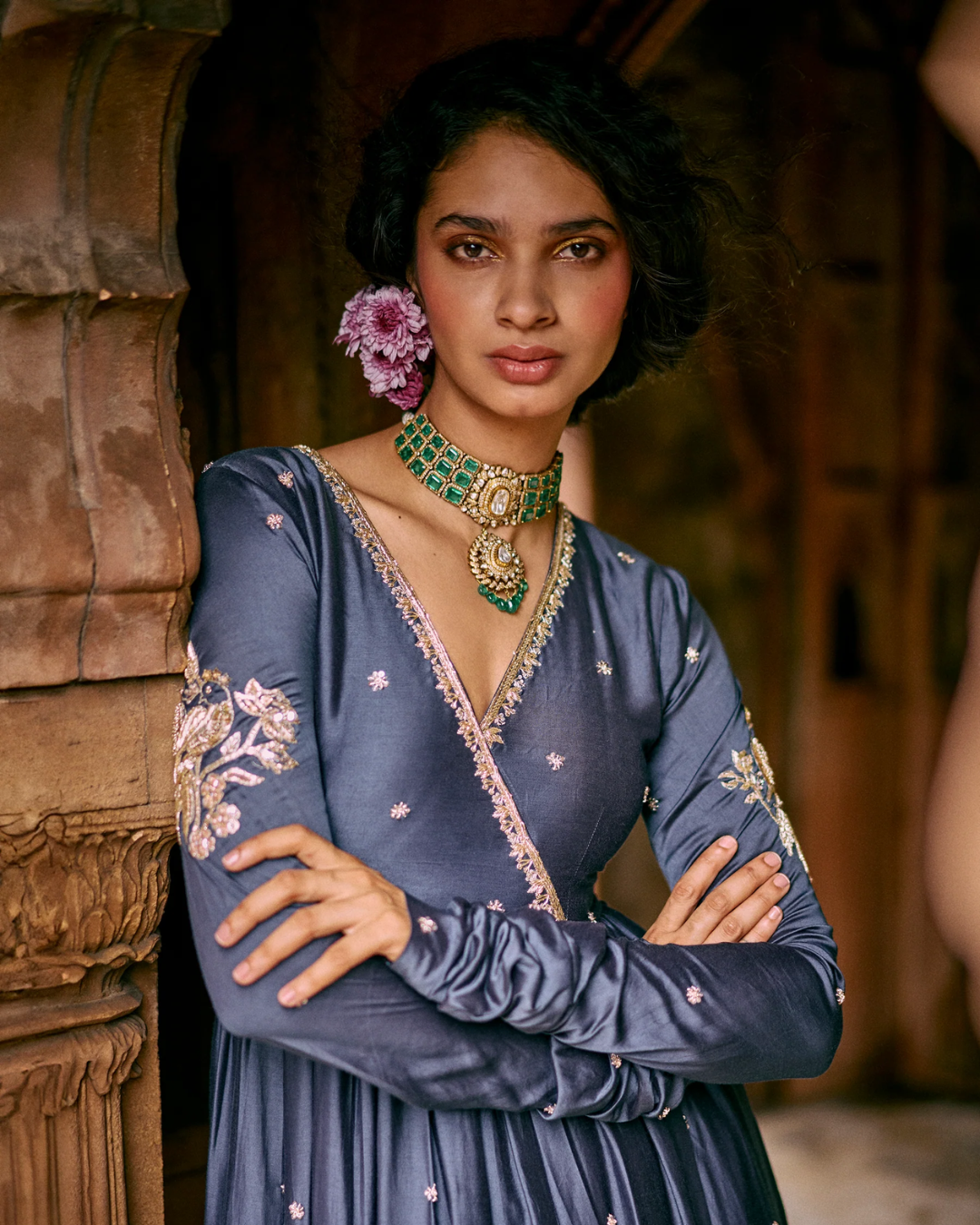 Paulmi and Harsh - Lina Anarkali Set from Roop