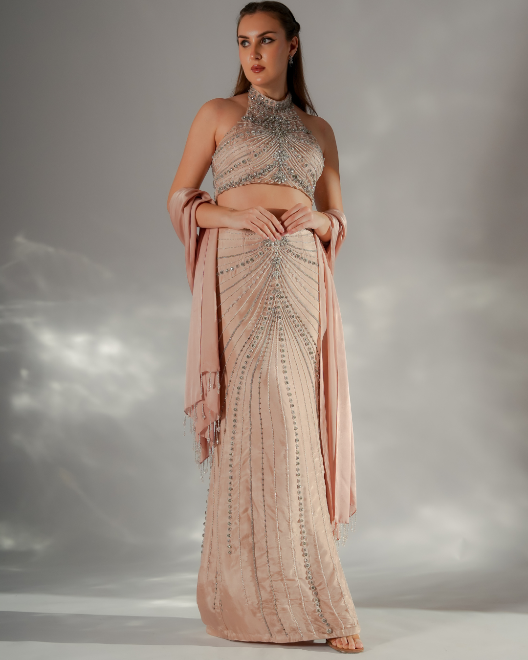 Jade by Ashima - Silver whisper co-ord set