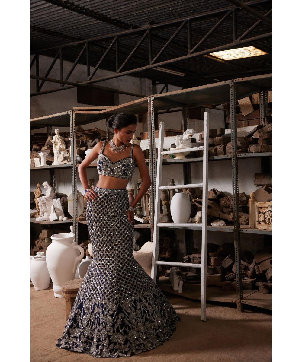 MEHUL GUPTA - Fish Cut Lehenga