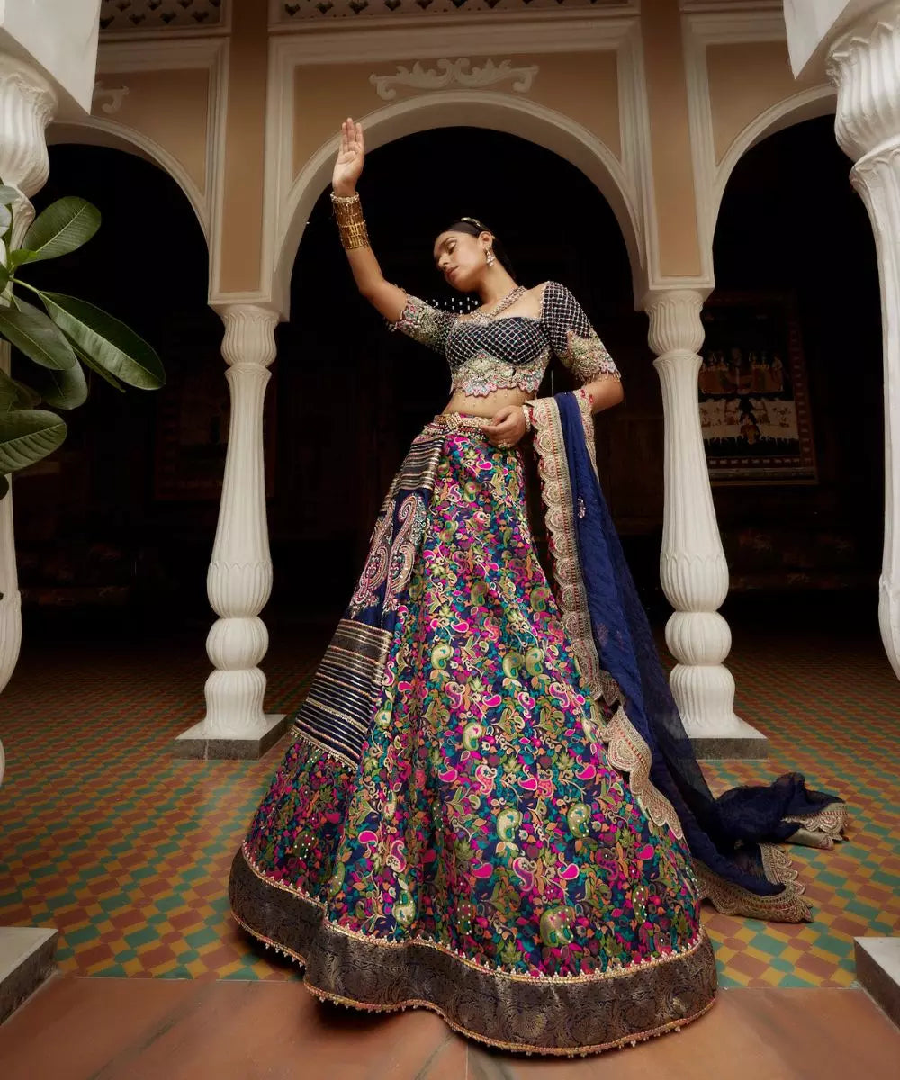 ADITI GUPTA - Floral Print Lehenga set