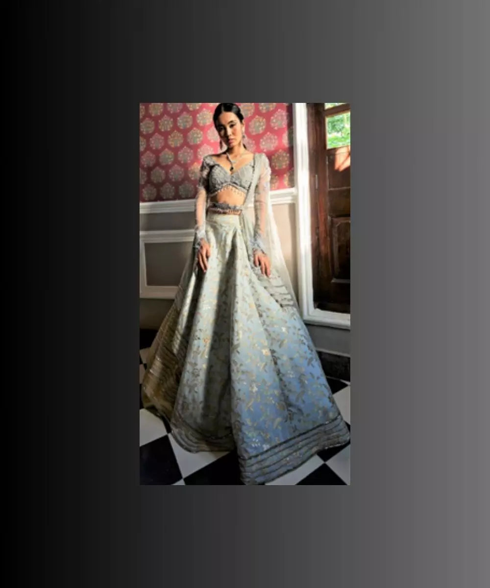ADITI GUPTA - Pastel Floral Lehenga set