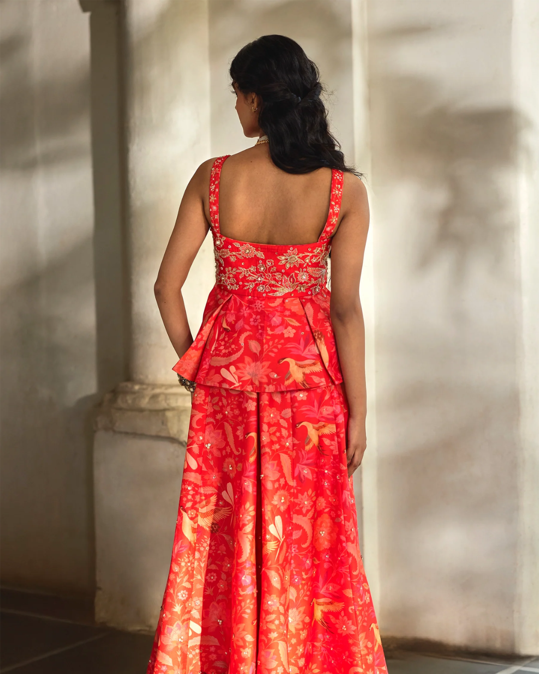 Paulmi and Harsh - Nyx Peplum Set from Tara