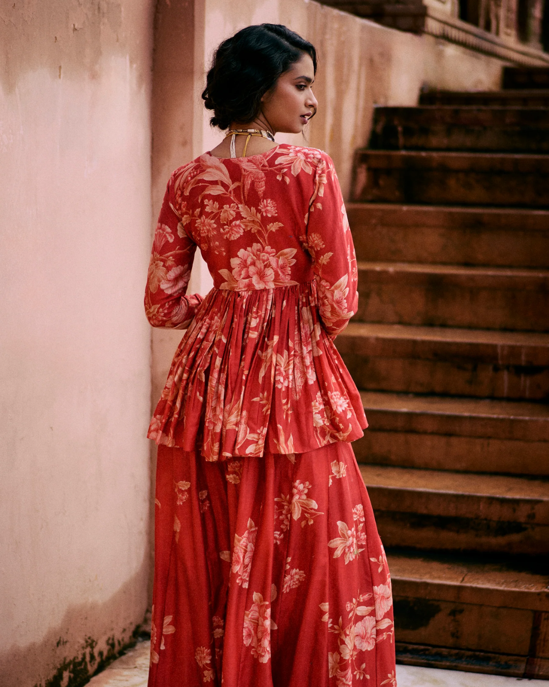 Paulmi and Harsh - River Peplum Set from Roop