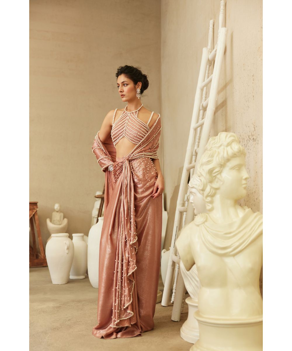MEHUL GUPTA - Pre-stitched Fusion Saree