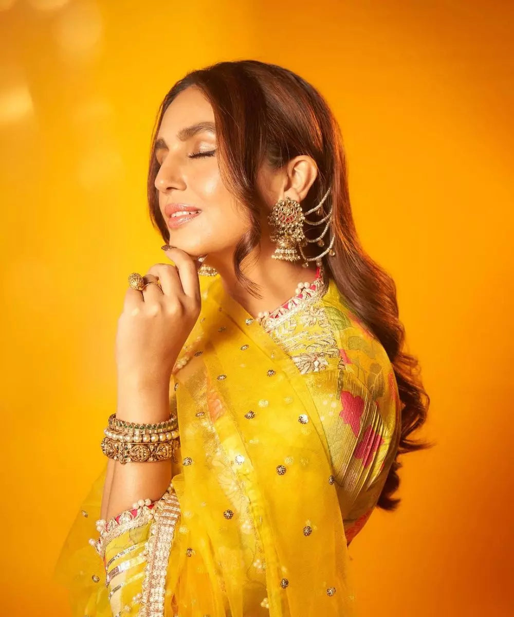 GOPI VAID - Huma Ag With Palazzo Set - Celeb