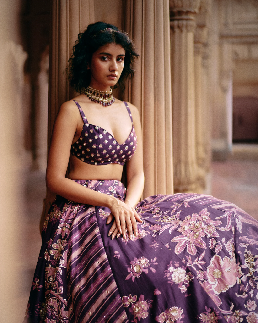 Paulmi and Harsh - Aubrey Lehenga Set from Roop