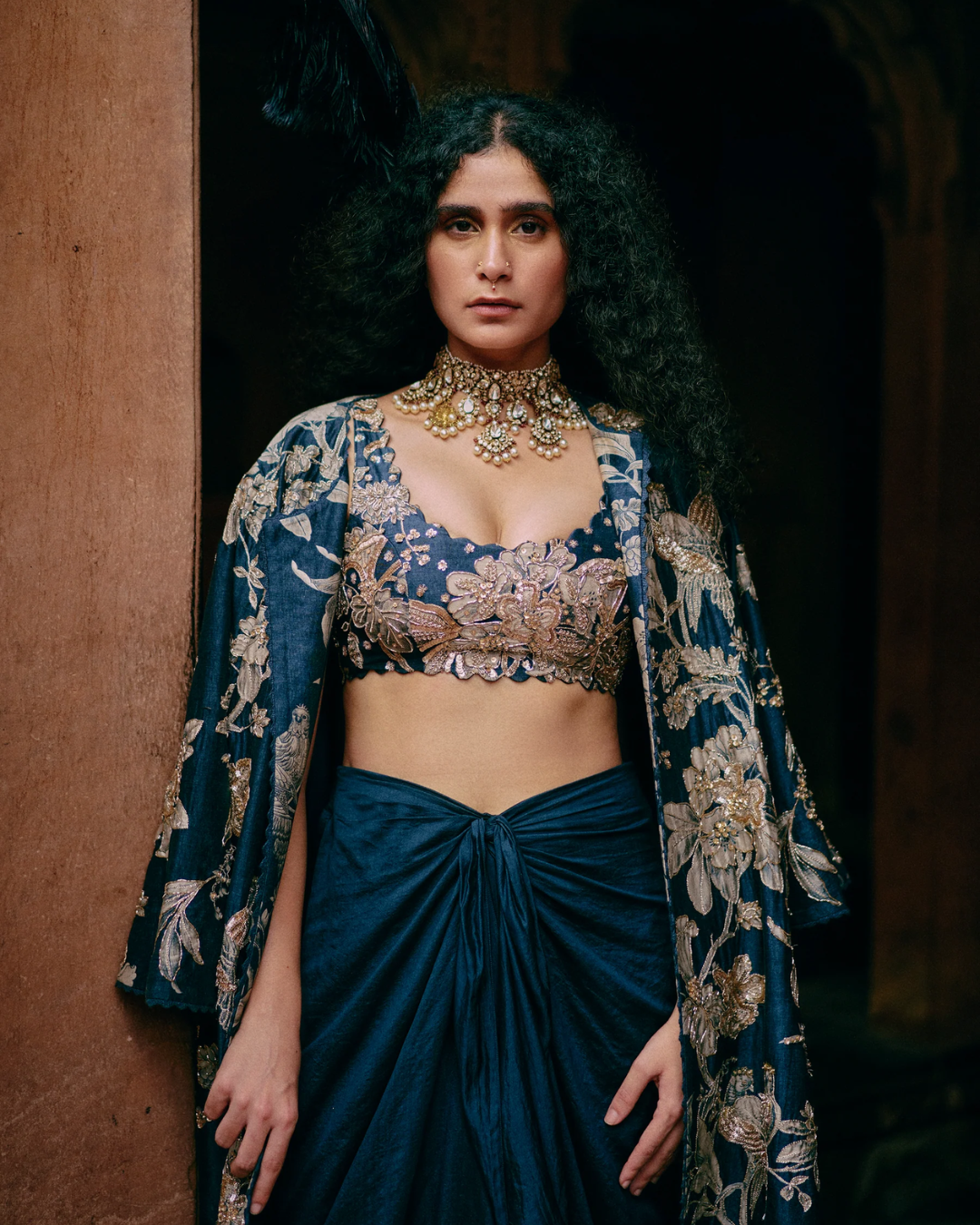 Paulmi and Harsh - Ruth Jacket Set from Roop