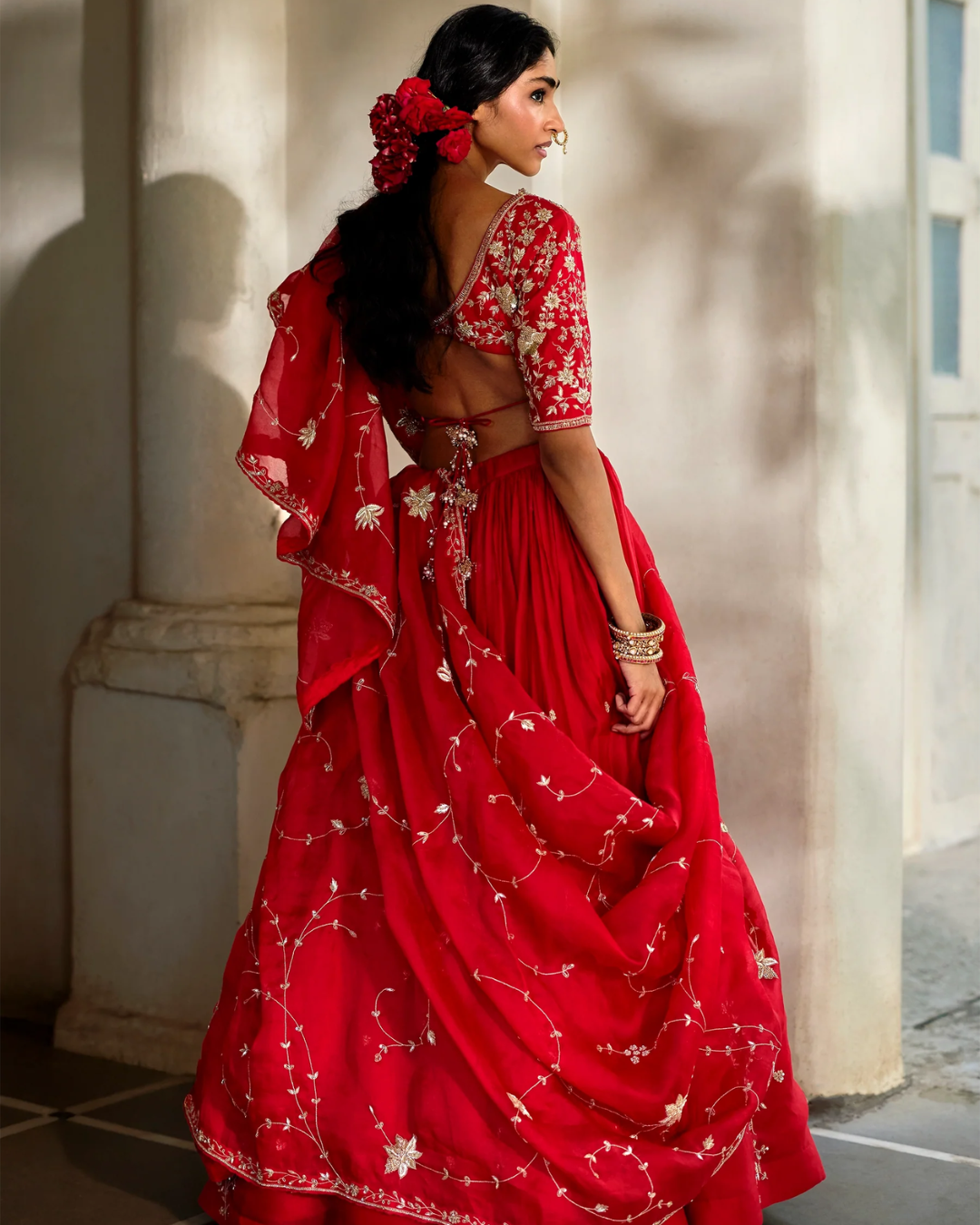 Paulmi and Harsh - Mahi Lehenga Set from Tara