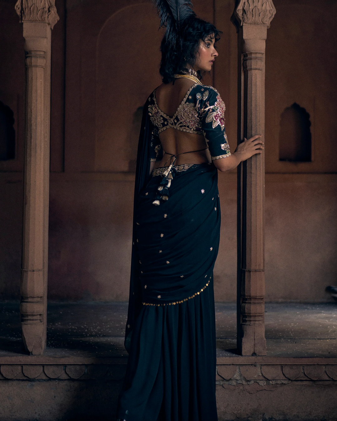Paulmi and Harsh - Kaia Saree Set from Roop