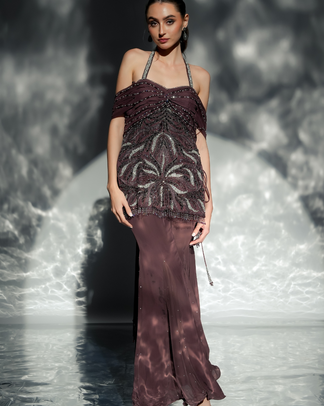 Jade by Ashima - Noor Drape Sharara set