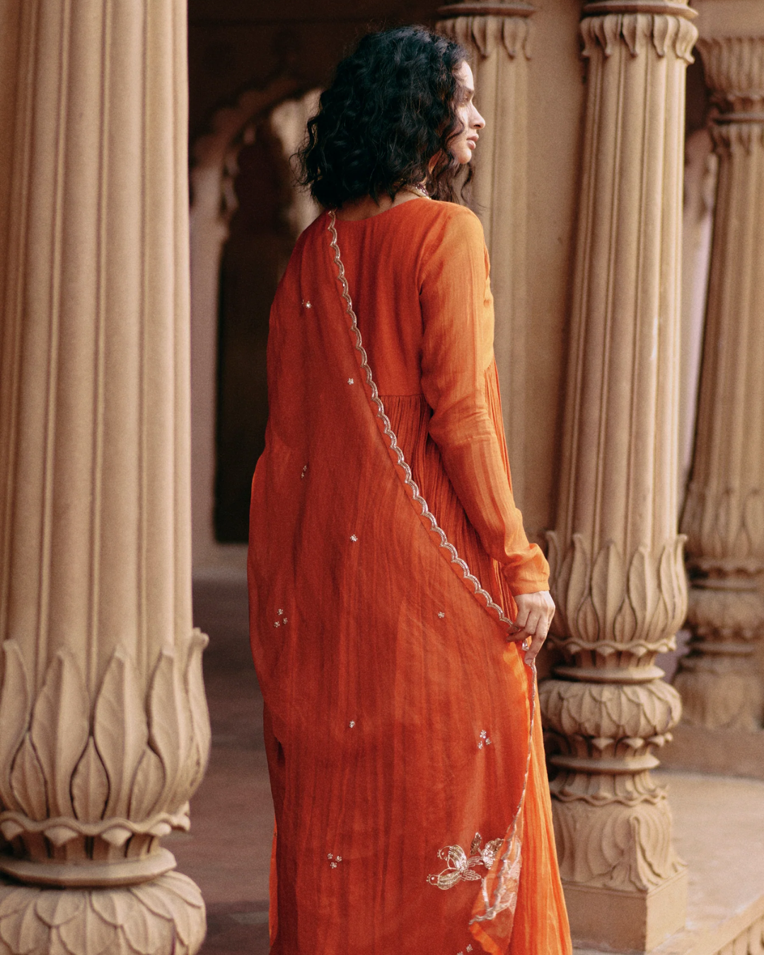 Paulmi and Harsh - Leigh Anarkali Set from Roop