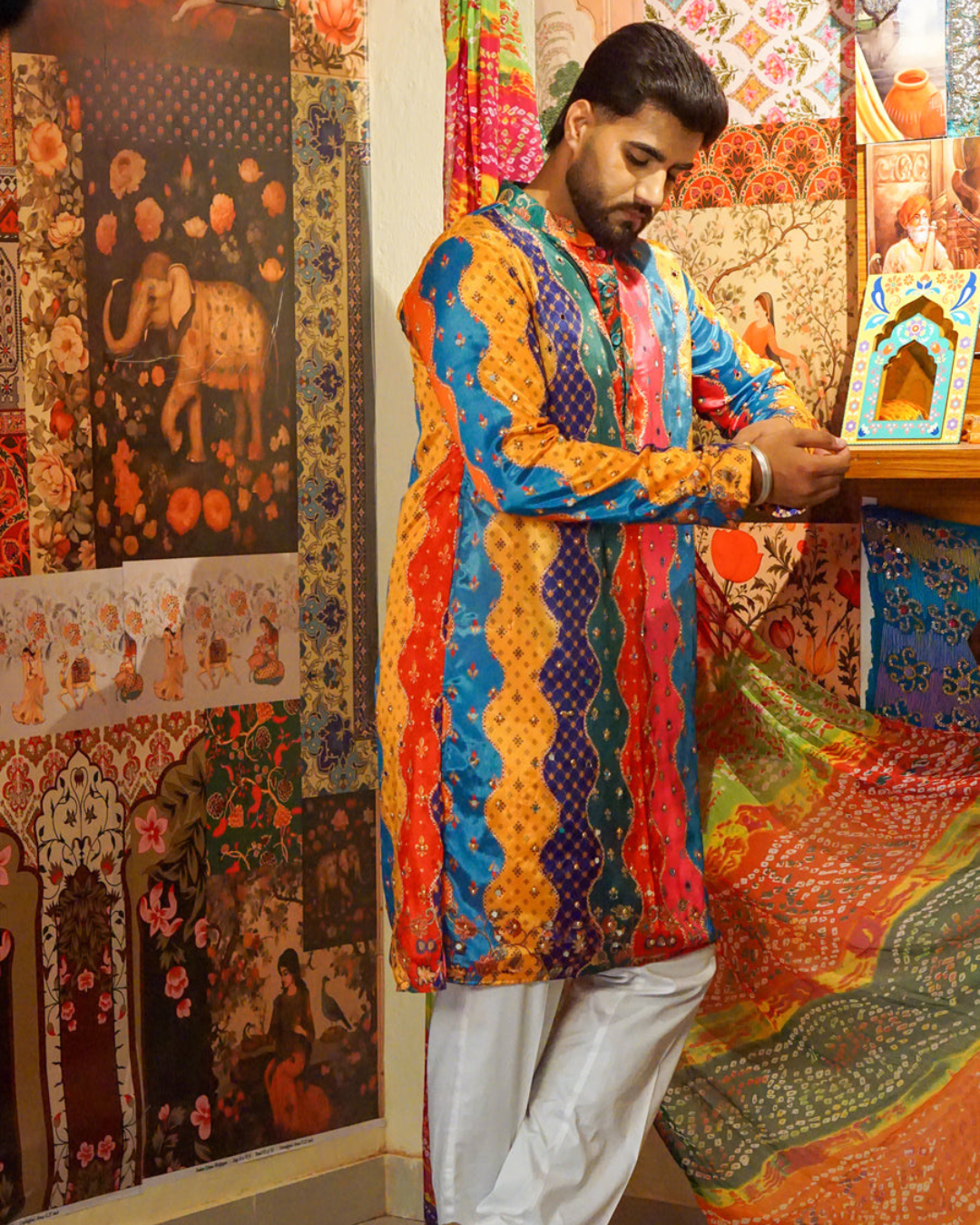 Banjara Trail - Rangveer Multicolour Kurta
