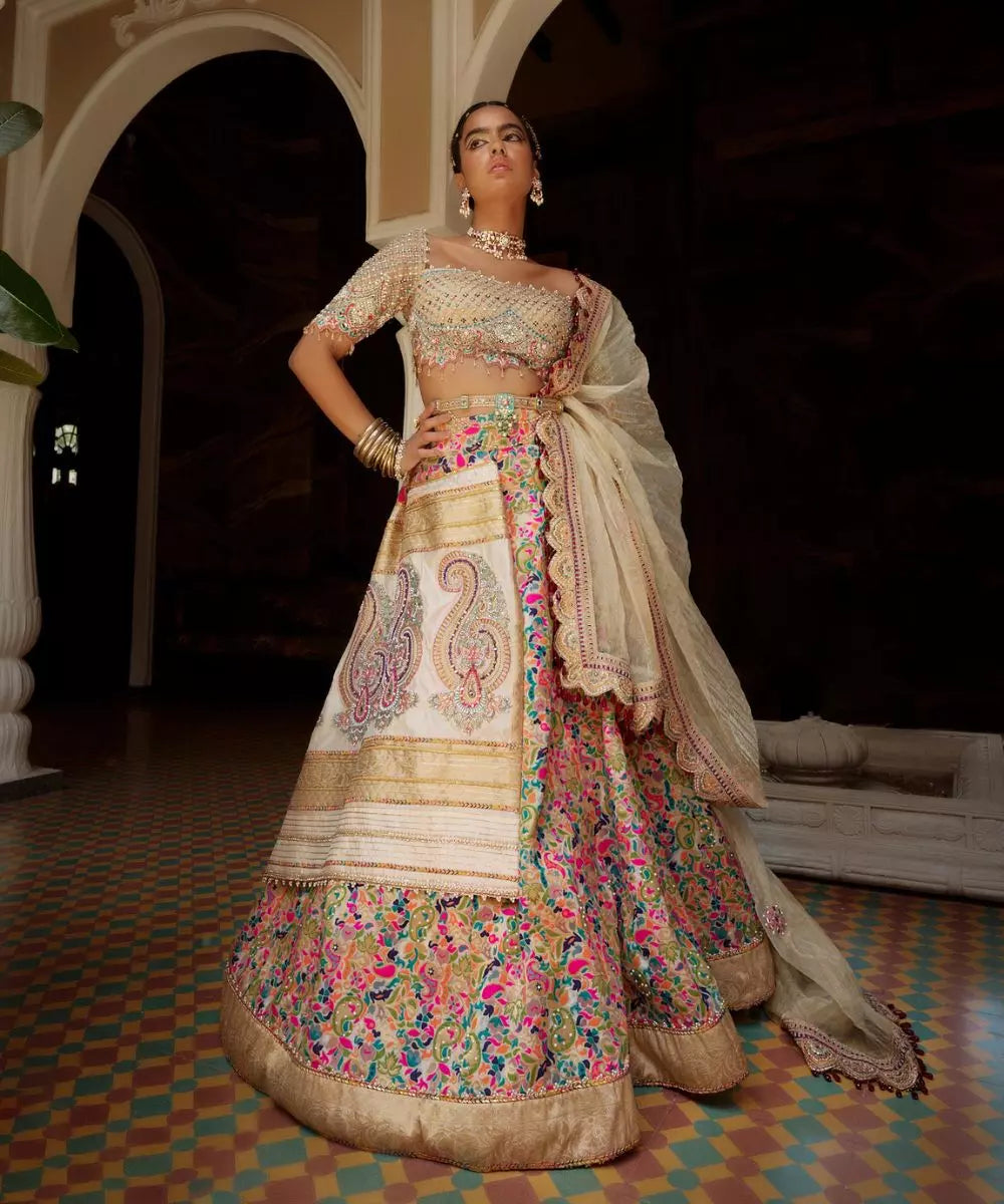 ADITI GUPTA - Floral Print Lehenga set