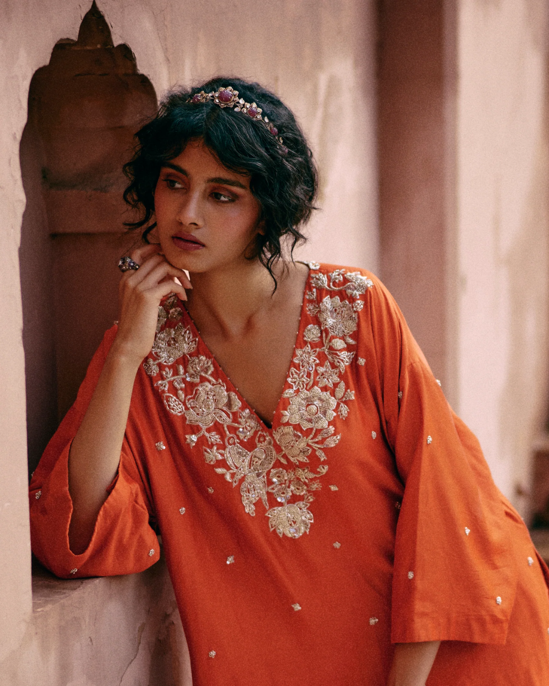 Paulmi and Harsh - Skye Kurta Set from Roop