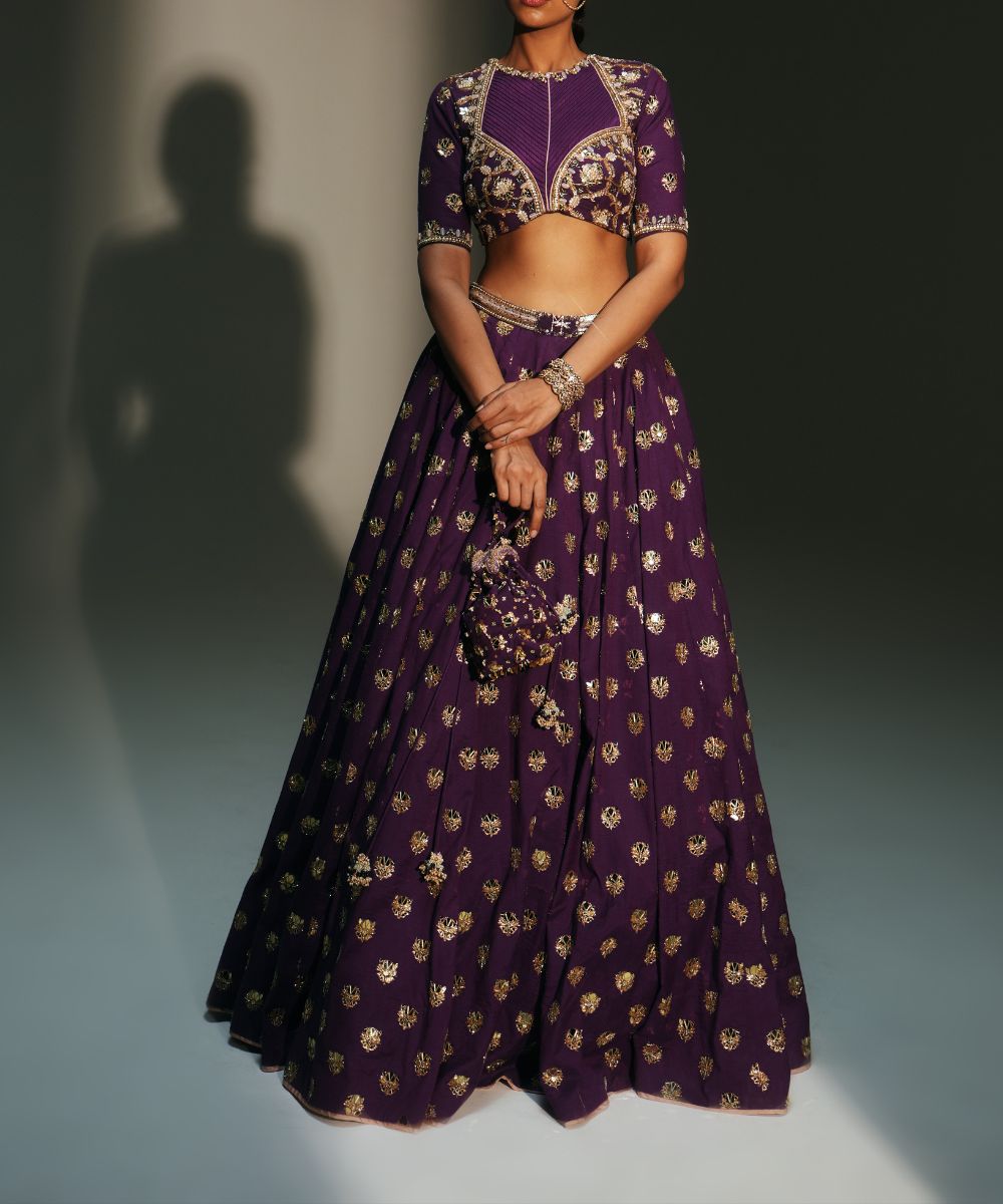 GRAPEVINE HAND EMBROIDERED POTLI BAG - Mehfil by Mahima Mahajan