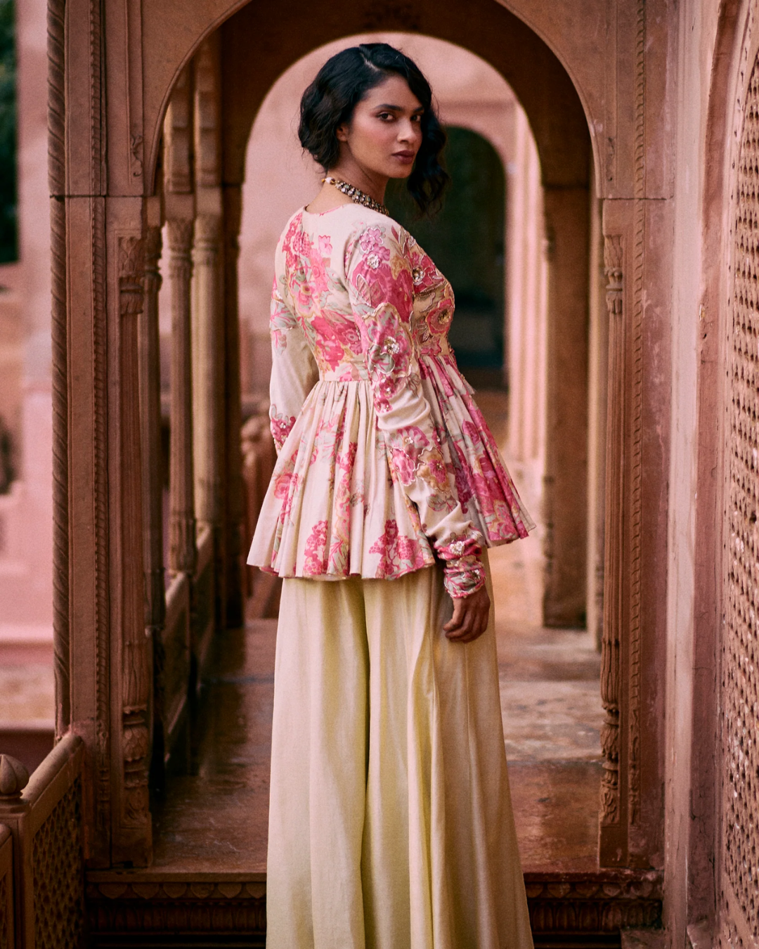 Paulmi and Harsh - Jane Peplum Set from Roop