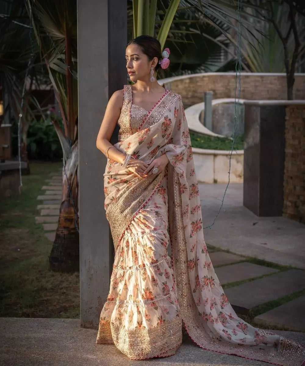 GOPI VAID - Mahira Saree Set- Celeb