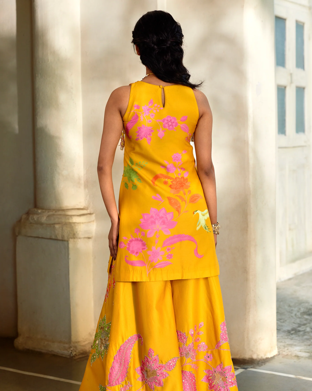 Paulmi and Harsh - Halo Kurti Set from Tara