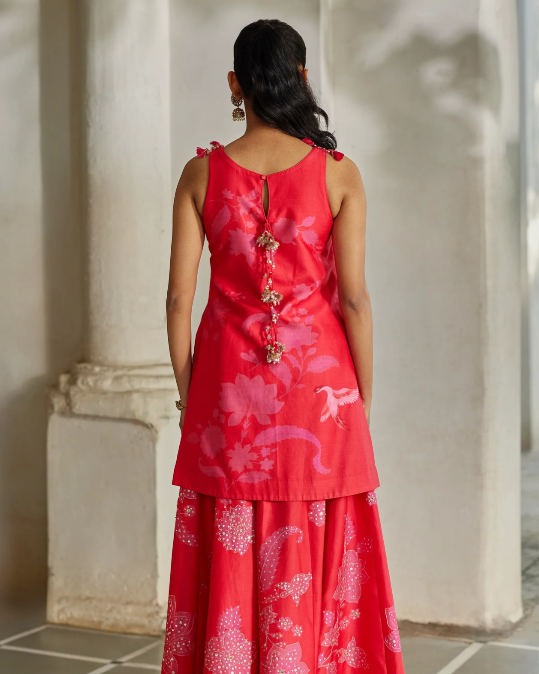 Paulmi and Harsh - Halo Kurti Set from Tara