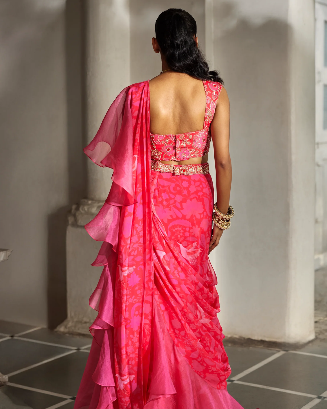 Paulmi and Harsh - Soli Saree Set from Tara