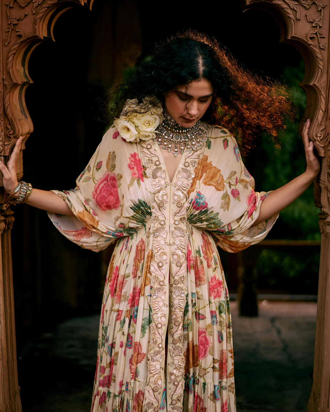 Paulmi and Harsh - Adeline Kaftan Set from Roop