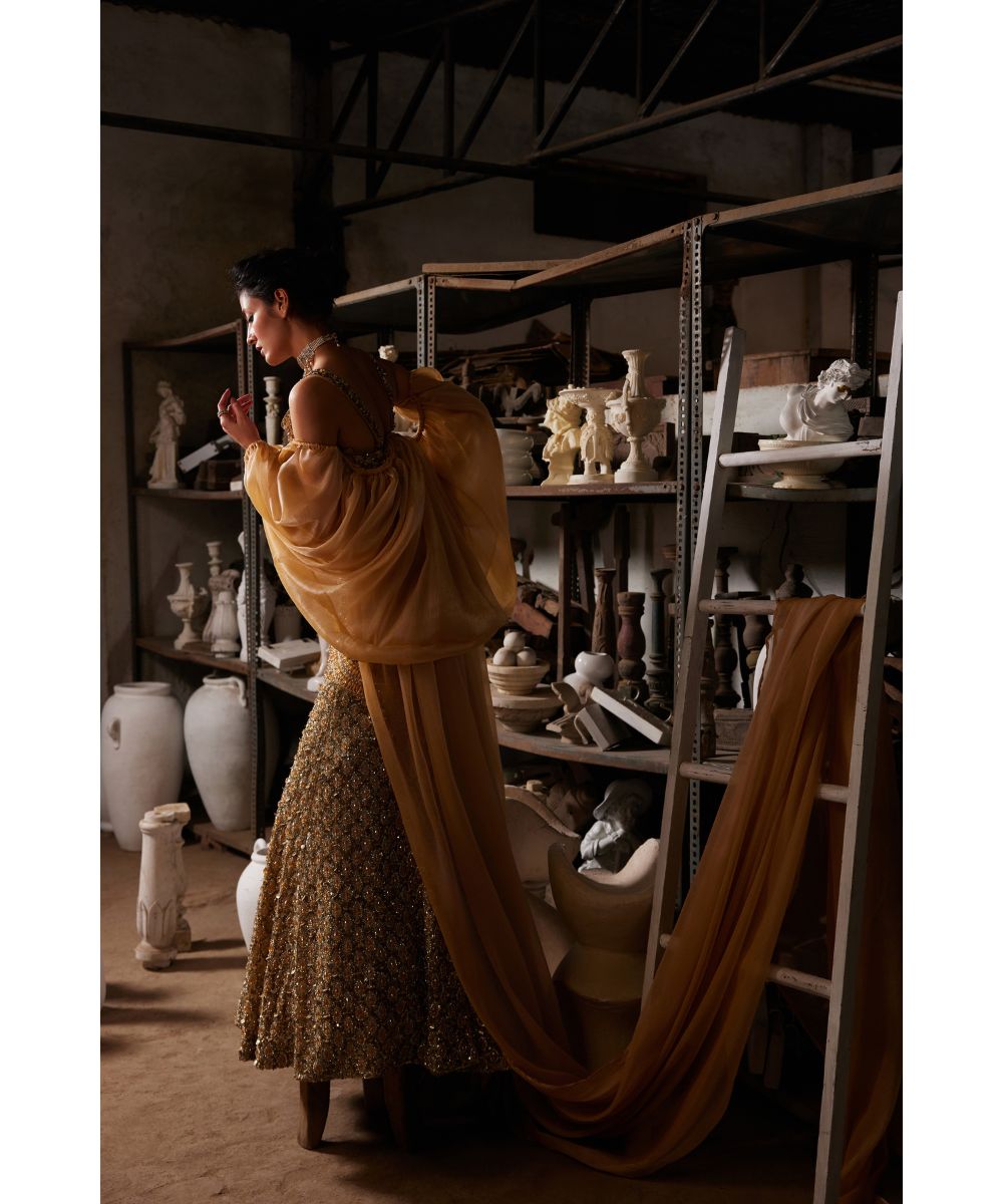 MEHUL GUPTA - Fish Cut Lehenga