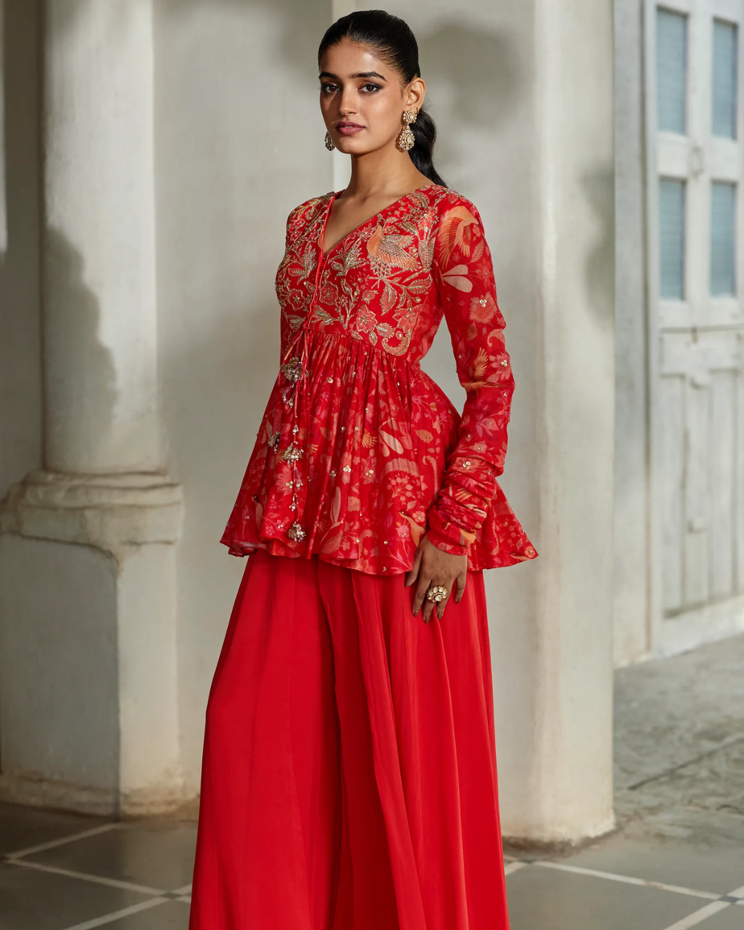 Paulmi and Harsh - Noci Peplum Set from Tara