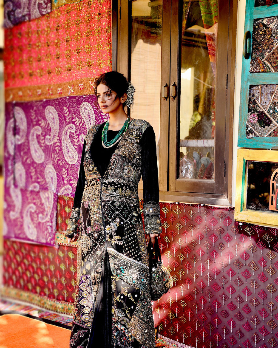Banjara Trail - Ghazal Embellished Shrug