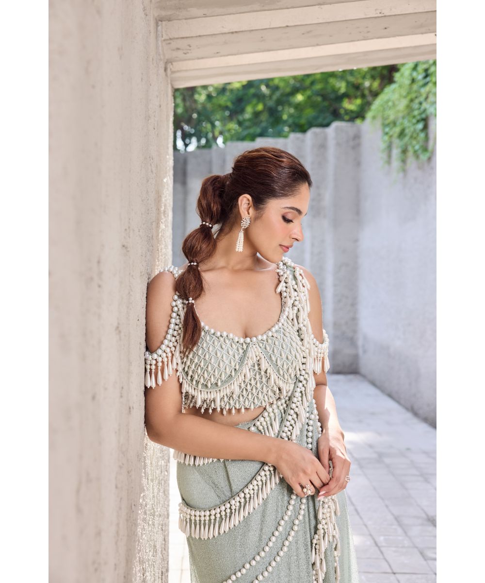 MEHUL GUPTA - Pre-stitched Fusion Saree