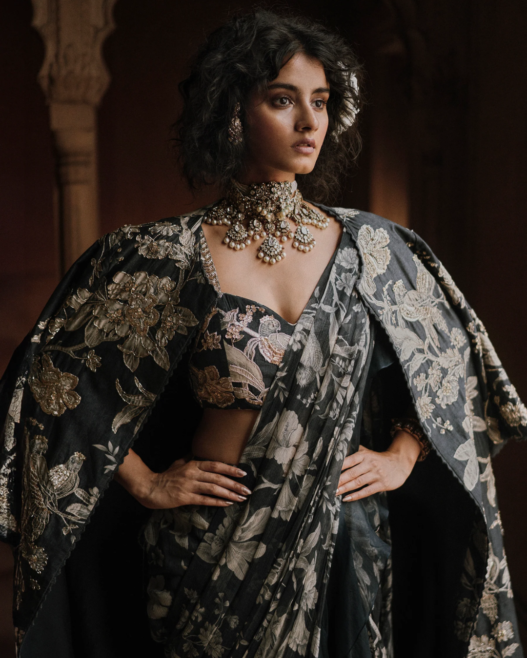 Paulmi and Harsh - Laine Saree Set from Roop