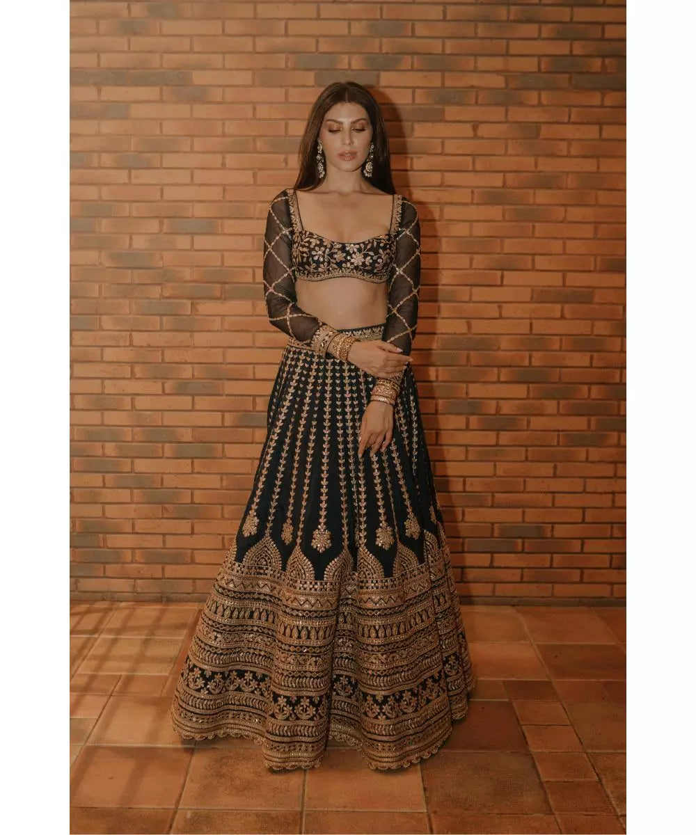 GOPI VAID - Elnaaz Lehenga Set - Celeb