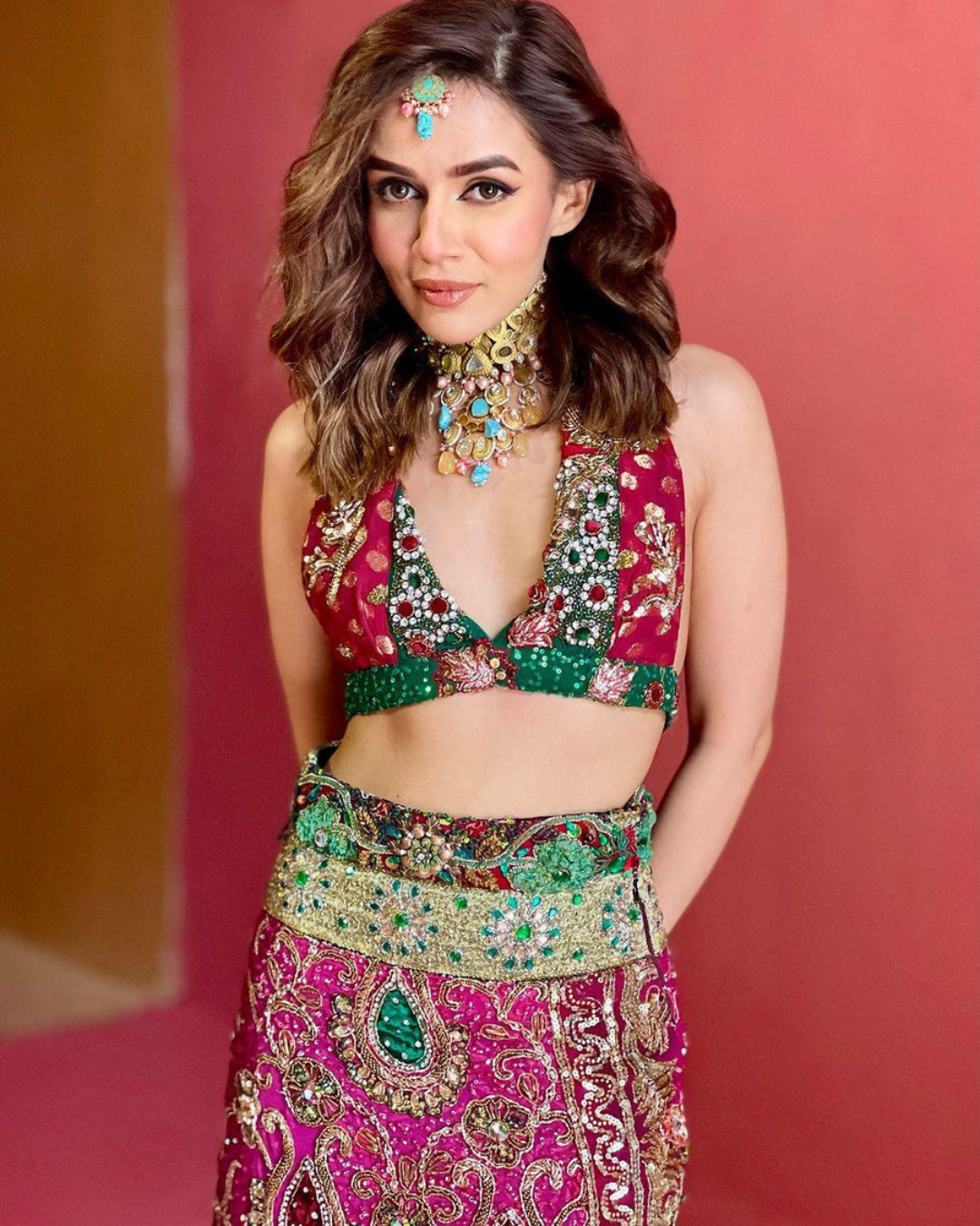 Banjara Trail - The Aurex Skirt Set - Purple