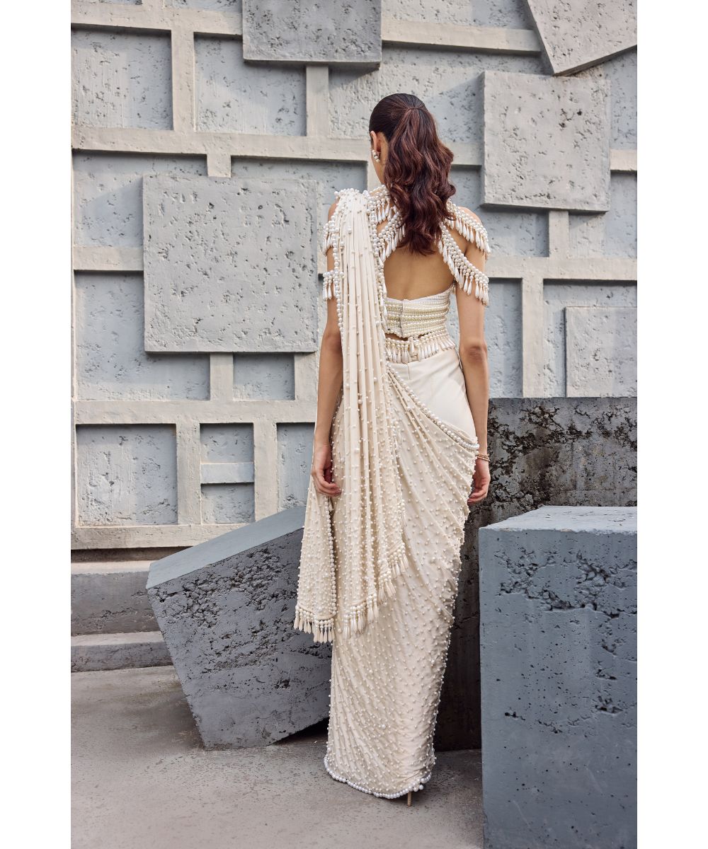 MEHUL GUPTA - Pre-stitched Fusion Saree
