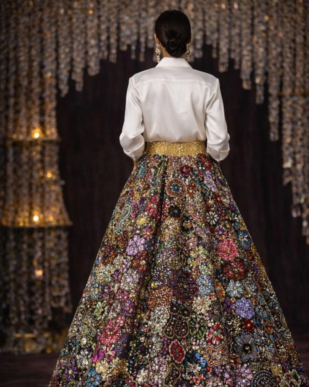 Banjara Trail - Heera Hand-Embellished Patchwork Skirt