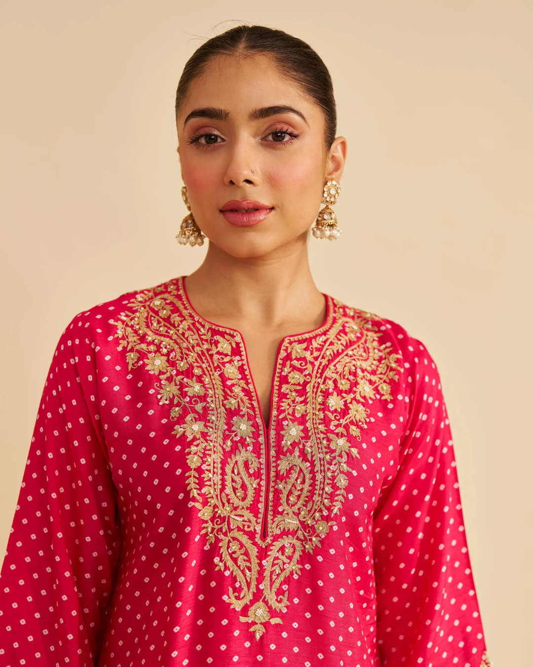 Sheetal Batra - Shezia Rani Hotpink Long Chauga With Salwar from Gulbandh