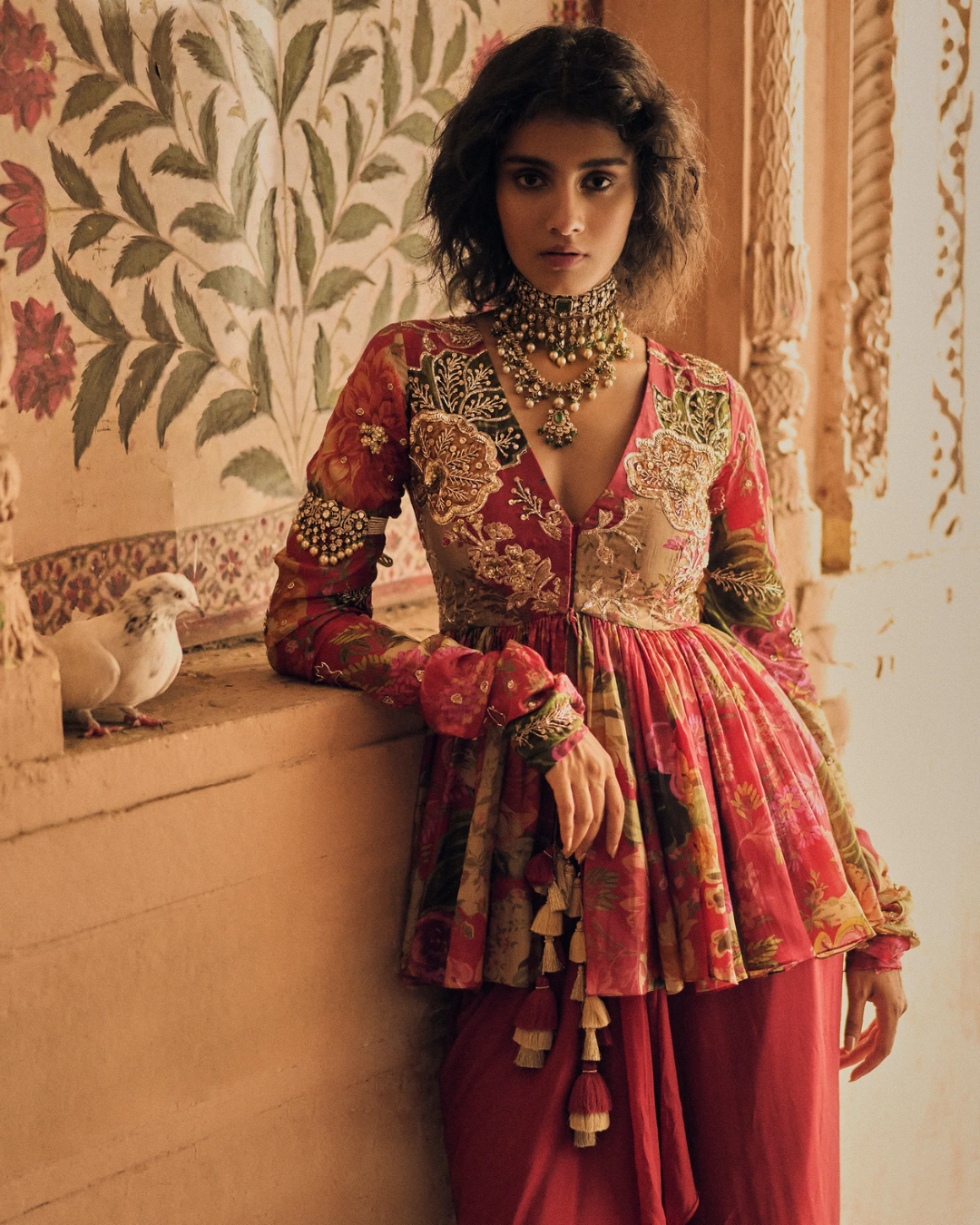 Paulmi and Harsh - Haven Peplum Set from Roop