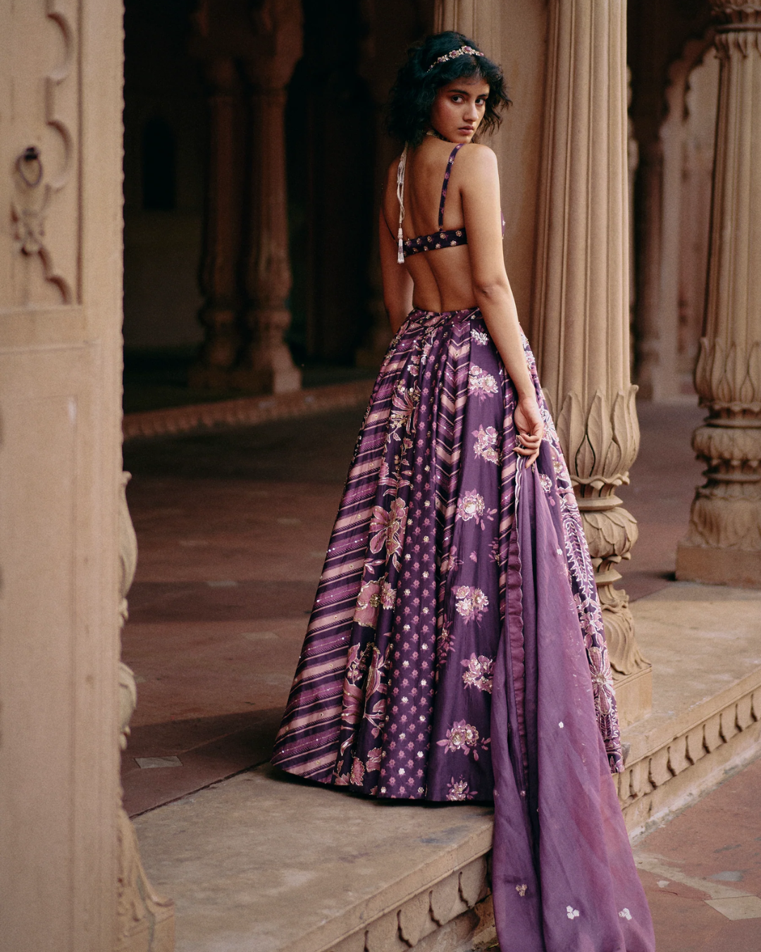 Paulmi and Harsh - Aubrey Lehenga Set from Roop