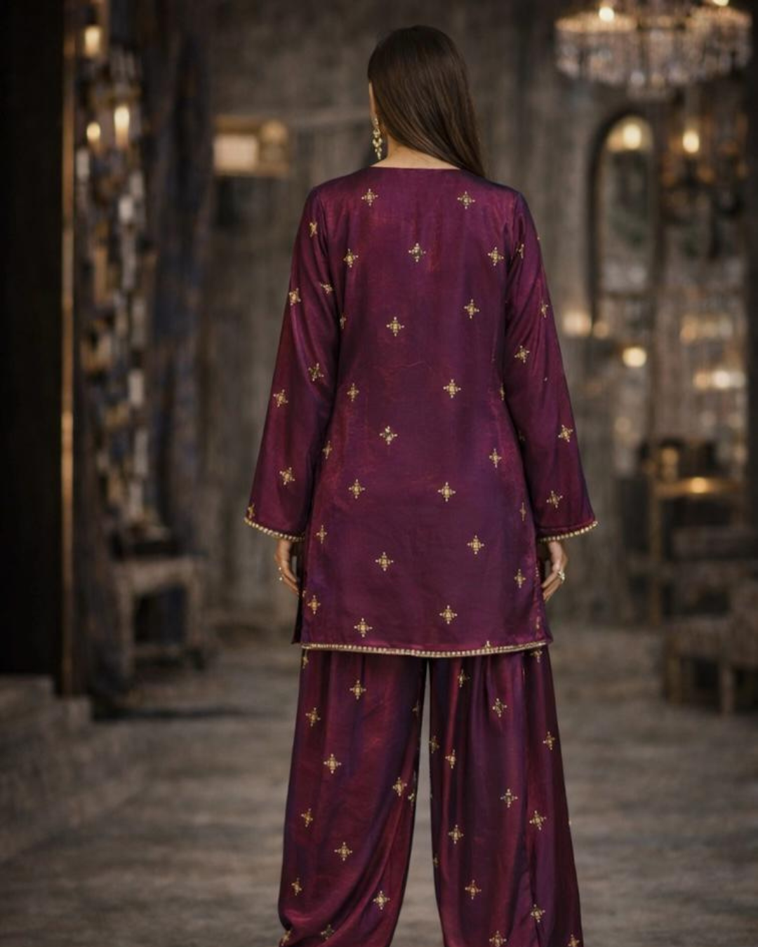 Banjara Trail - Fiza- Embellished Patiala Set