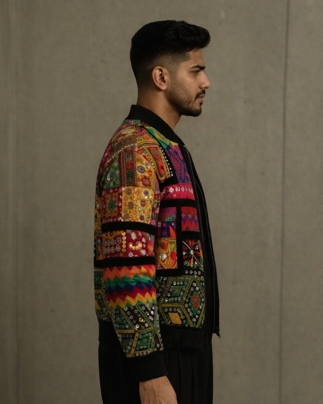 Banjara Trail - Tribal Mirage Bomber Jacket