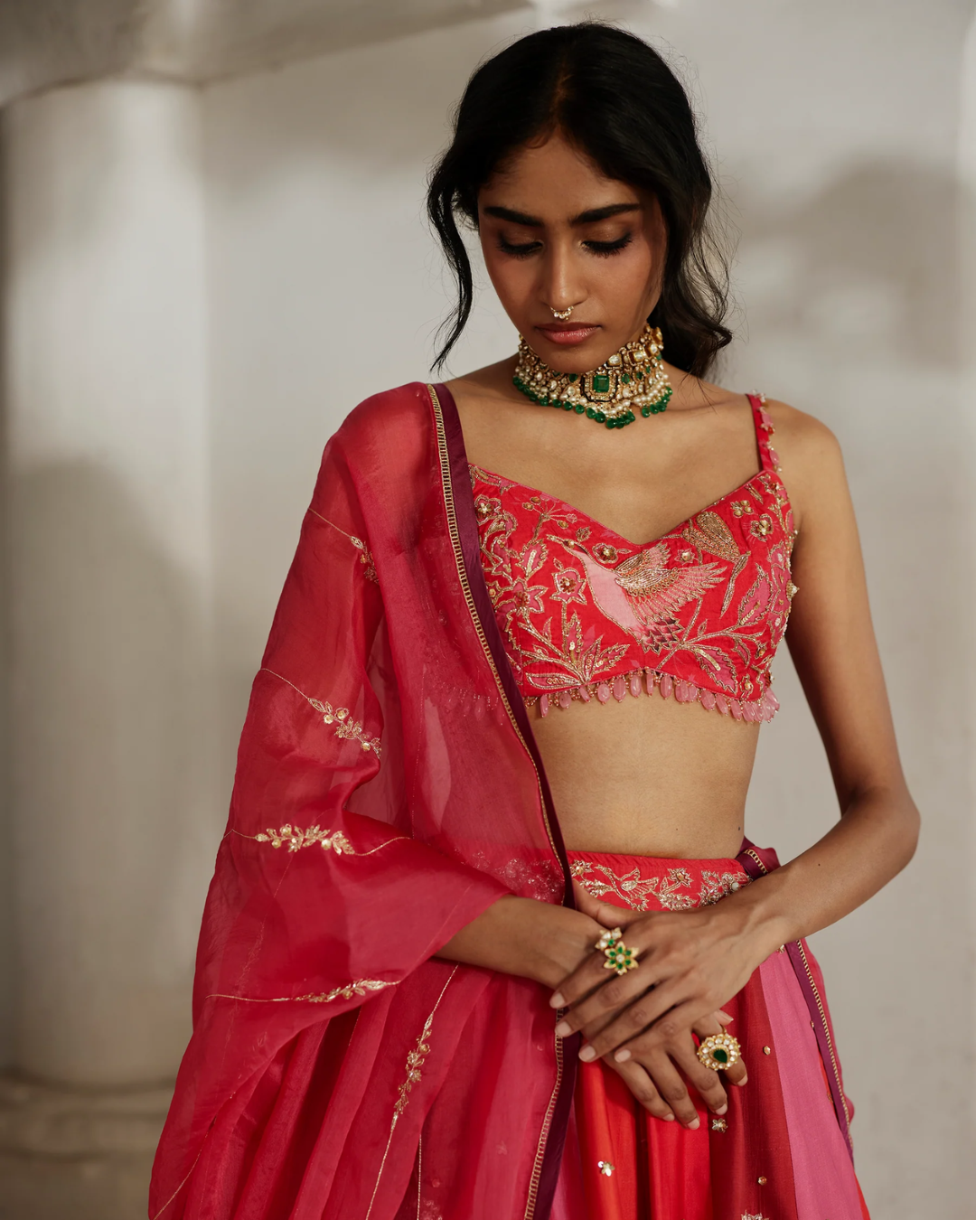 Paulmi and Harsh - Viri Lehenga Set from Tara