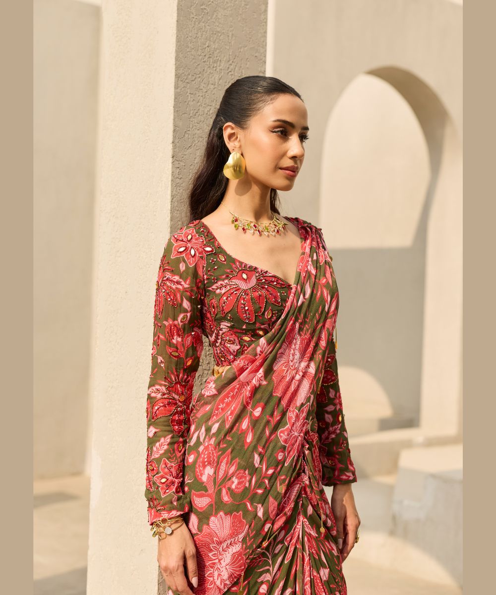 DiyaRajvvir - Amelia collection - Saree set