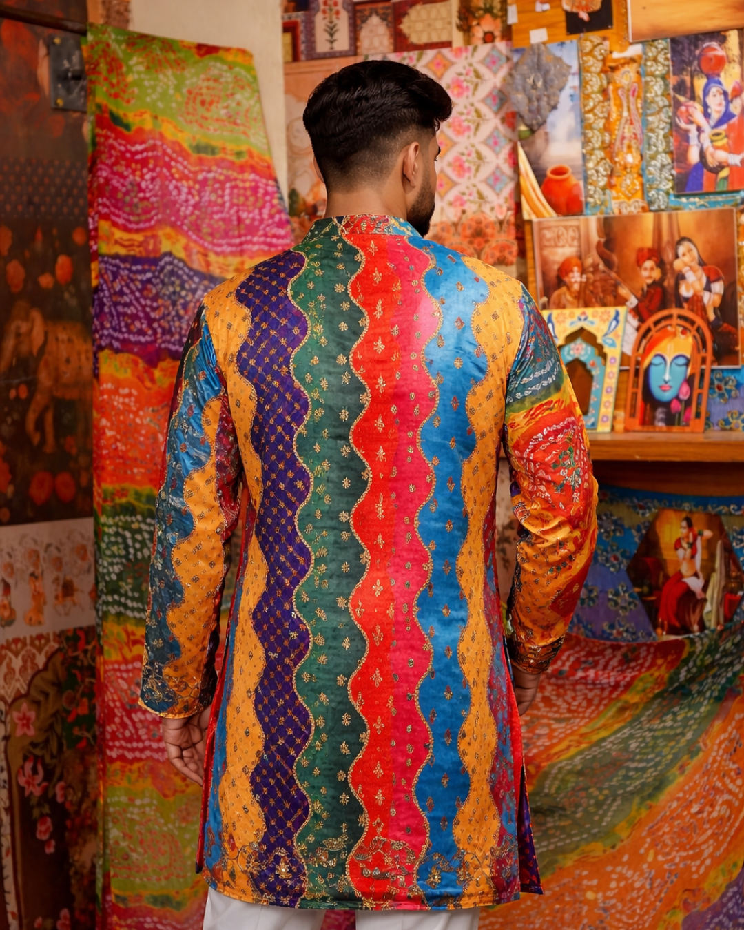 Banjara Trail - Rangveer Multicolour Kurta
