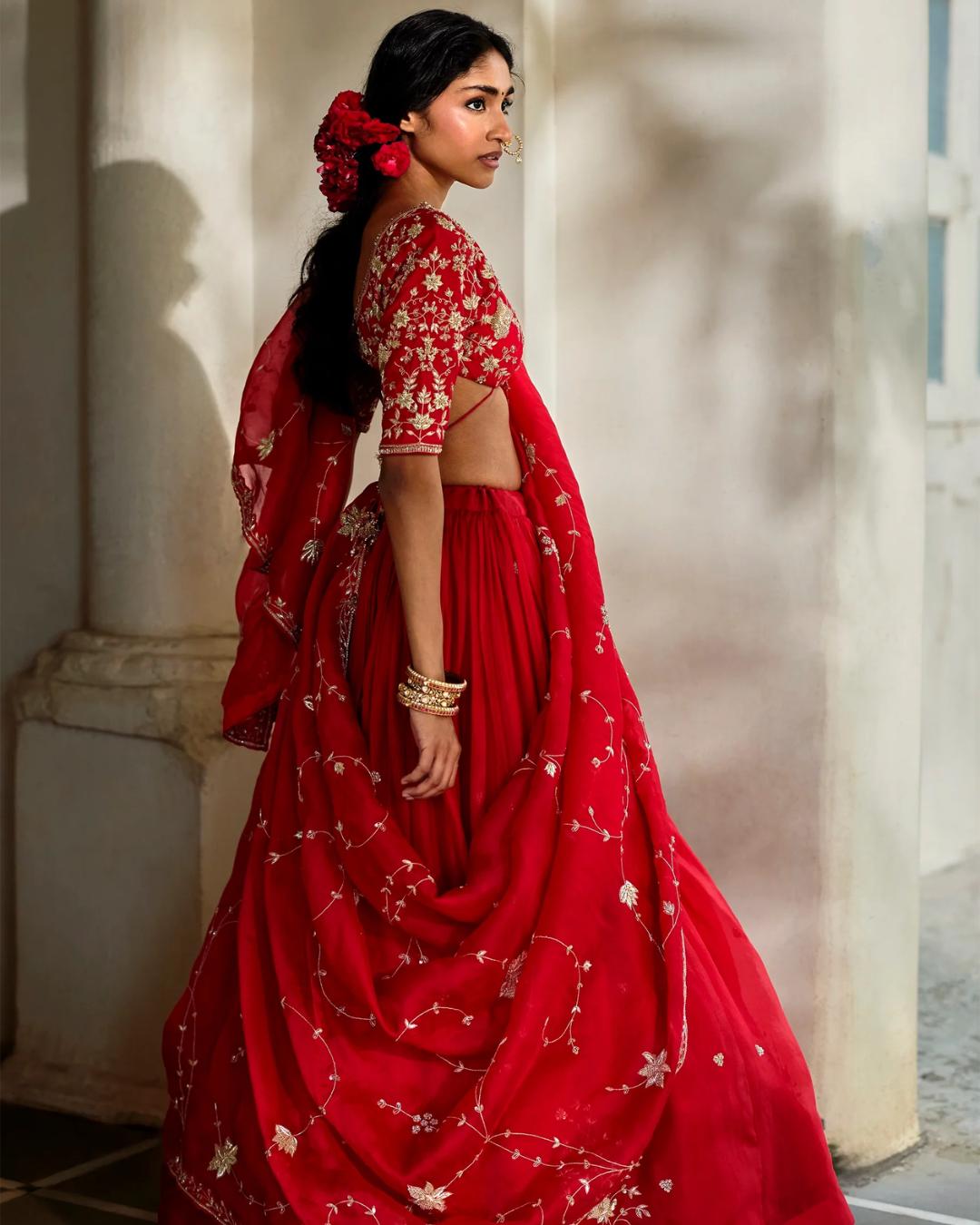 Paulmi and Harsh - Mahi Lehenga Set from Tara