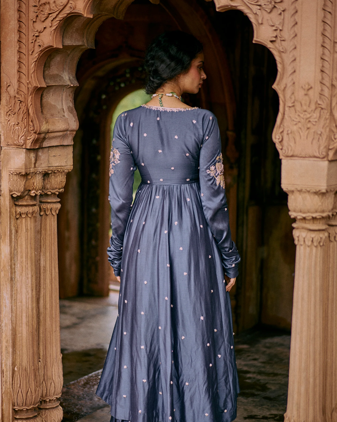 Paulmi and Harsh - Lina Anarkali Set from Roop